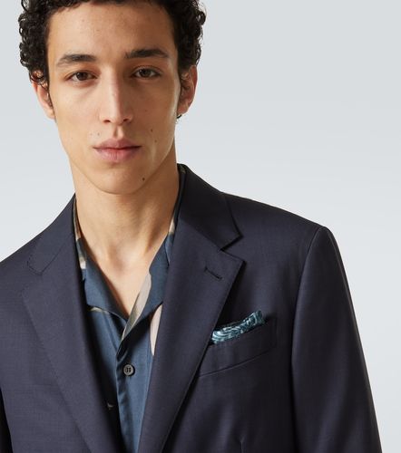 Printed silk pocket square - Dries Van Noten - Modalova