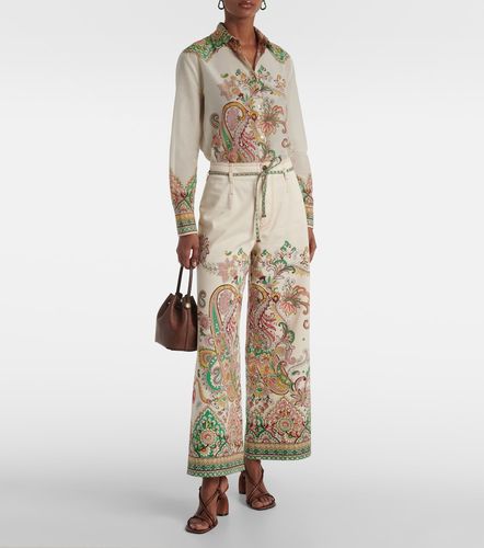 Camisa de algodón y seda estampada - Etro - Modalova