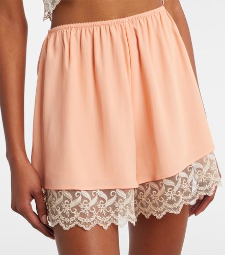 Shorts in raso con pizzo - Simone Rocha - Modalova