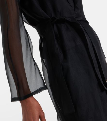 Bata Elegante Vodka de seda bordada - Max Mara - Modalova