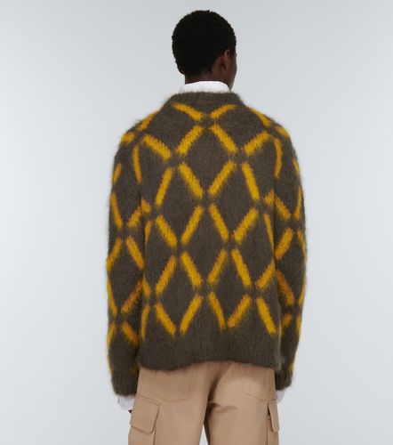 Pullover in misto mohair con intarsi - Marni - Modalova