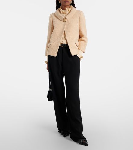 Embellished wool-blend tweed jacket - Valentino - Modalova