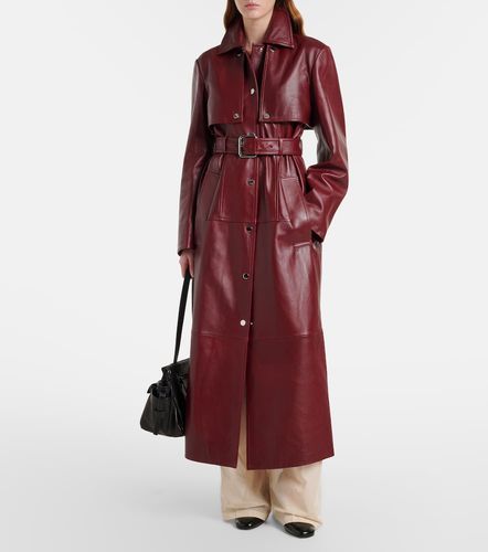 Sportmax Paste leather trench coat - Sportmax - Modalova