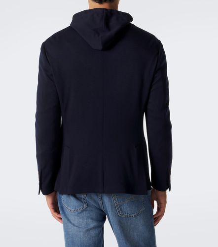 Eleventy Hooded layered wool blazer - Eleventy - Modalova