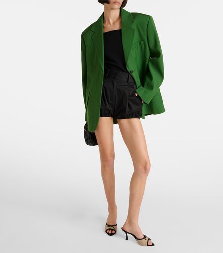 X Tabitha Simmons 70 leather-trimmed mules - Malone Souliers - Modalova