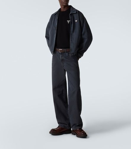 Prada Pullover in cashmere con logo - Prada - Modalova