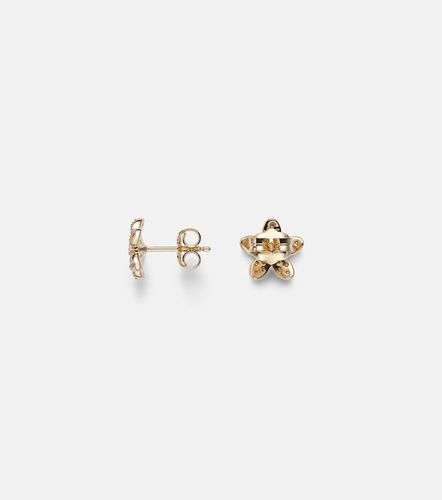 Orecchini in 14kt con diamanti - Sydney Evan - Modalova
