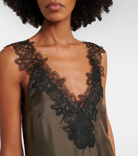 Róhe Vestido maxi de seda con encaje - Rohe - Modalova