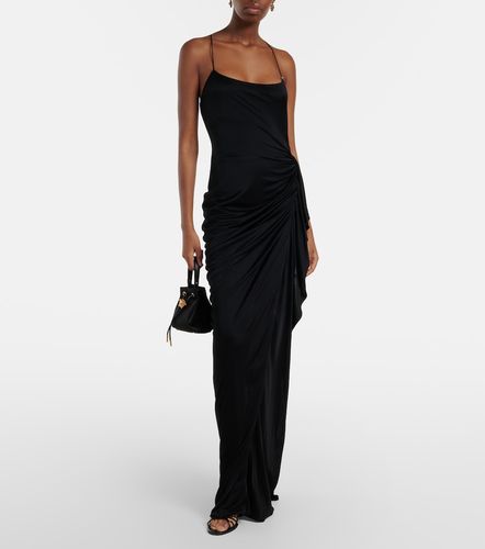 Versace Abito lungo in jersey - Versace - Modalova