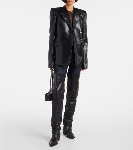 Khaite Elona leather jacket - Khaite - Modalova