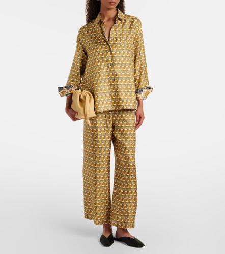 Printed reversible silk shirt - 'S Max Mara - Modalova