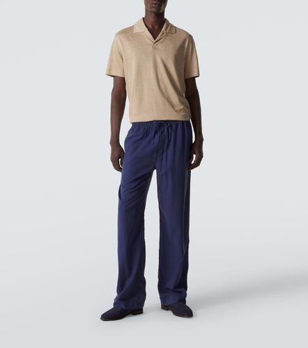Zegna Polo de lino - Zegna - Modalova