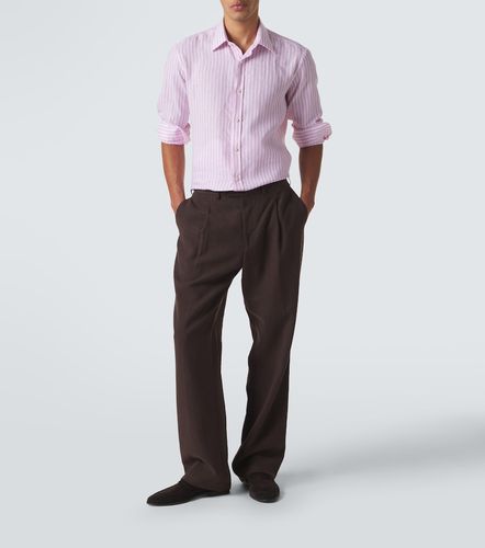 Charvet Camicia in lino a righe - Charvet - Modalova