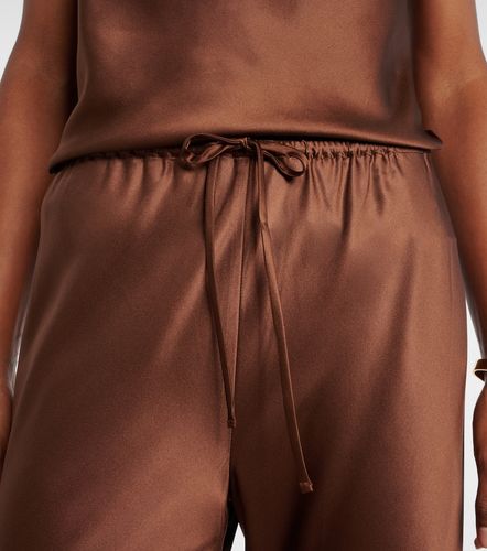 Billie silk-blend straight pants - Veronica Beard - Modalova