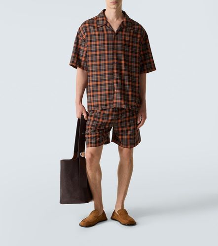 Camicia bowling Anagram a quadri - Loewe - Modalova