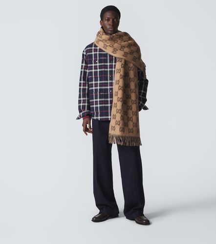 Gucci Bufanda con GG y flecos - Gucci - Modalova