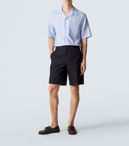 Zegna Bermudas de algodón y lino - Zegna - Modalova
