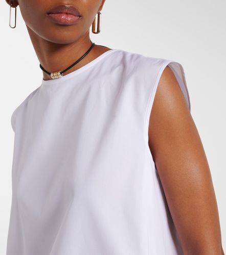 Top Brava de popelín de algodón con péplum - 'S Max Mara - Modalova