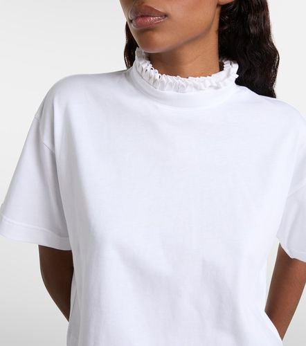 Alaïa Top cropped de jersey de algodón - Alaia - Modalova