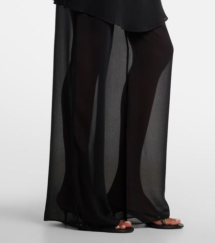 Belted silk wide-leg pants - Christopher Esber - Modalova