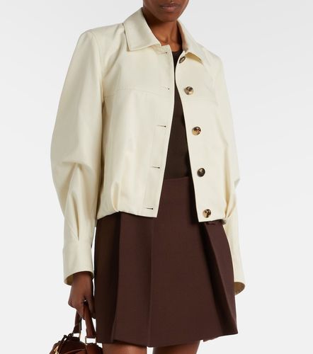 Giacca blouson in cotone e seta - Loewe - Modalova