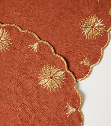 Set di 2 tovagliette Terracotta in lino e cotone - Cabana - Modalova