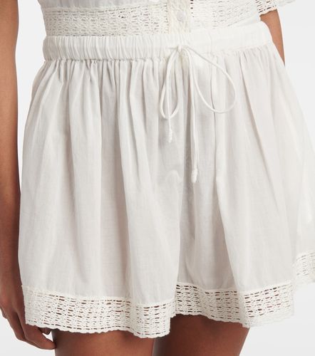Shorts Isla de algodón con croché - Ulla Johnson - Modalova