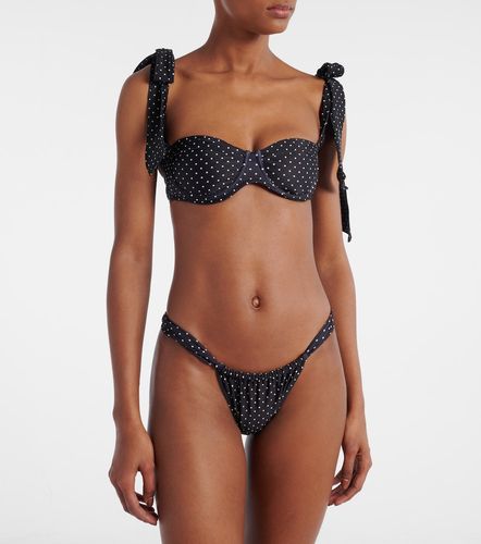 Polka-dot ruched bikini bottoms - Same - Modalova
