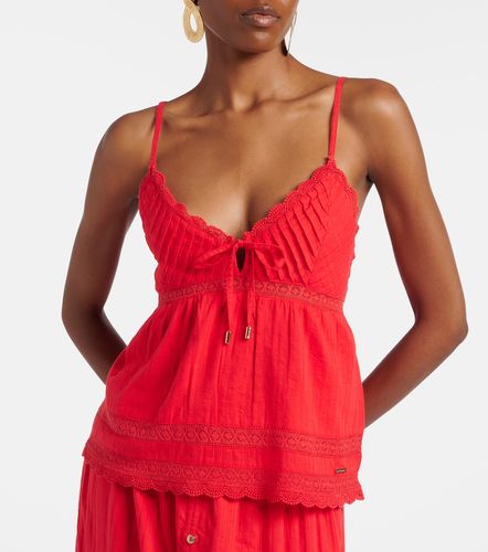Top Beatrice in cotone e lino - Melissa Odabash - Modalova