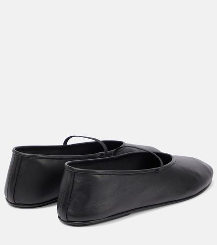 Elastic leather ballet flats - The Row - Modalova