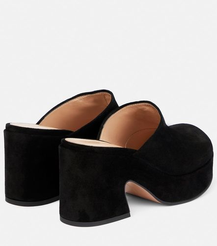 Lyss suede platform clogs - Gianvito Rossi - Modalova
