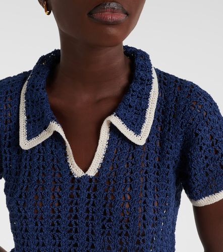 Polo de croché de algodón - Anna Kosturova - Modalova