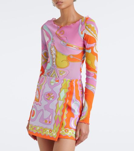 Pucci Top Orchidee in tulle - Pucci - Modalova
