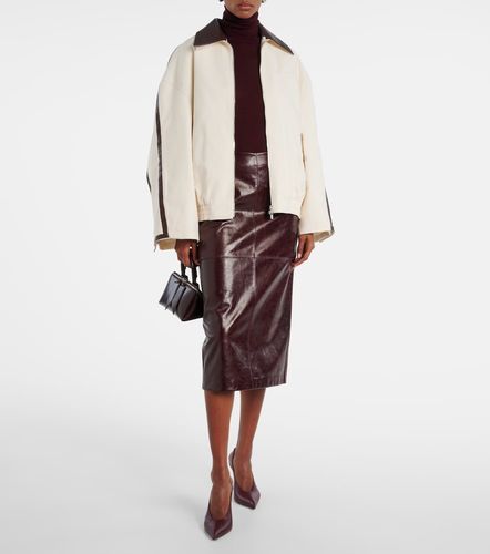 Chaqueta de algodón con piel - Jacques Wei - Modalova