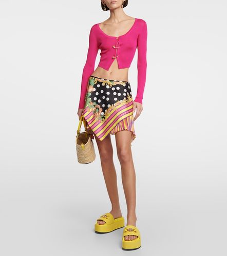 Versace Minifalda wrap estampada - Versace - Modalova