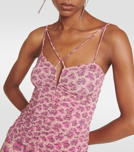 Leila printed ruched jersey top - Isabel Marant - Modalova