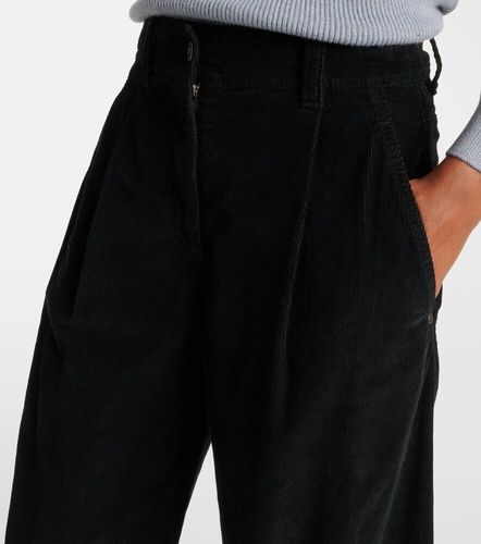 Pantaloni regular in velluto - Brunello Cucinelli - Modalova