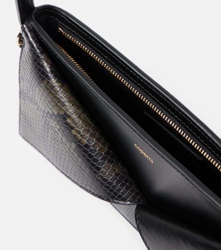 Belt snake-effect leather shoulder bag - Coperni - Modalova