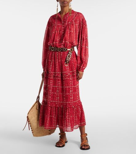 Gonna lunga Diya in cotone con stampa - Marant Etoile - Modalova
