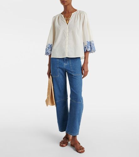 Blusa Blake de algodón bordada - Velvet - Modalova