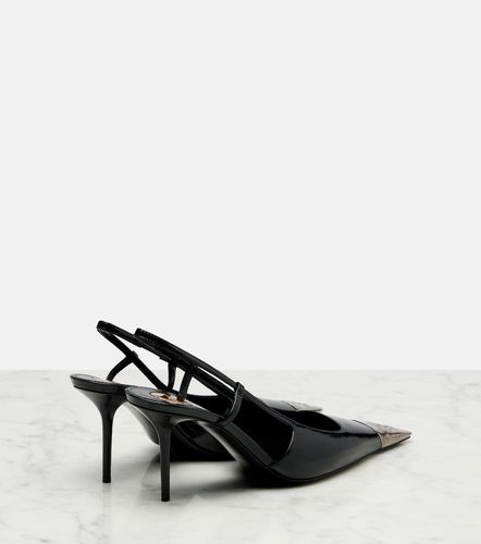 Jeanne 75 leather slingback pumps - Saint Laurent - Modalova
