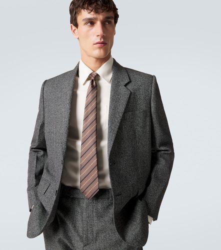 Corbata de jacquard de seda con Horsebit - Gucci - Modalova