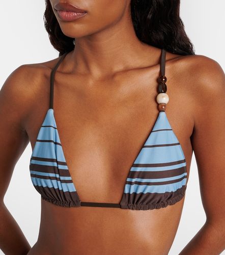 Top bikini Rioja a righe con perline - SIR - Modalova