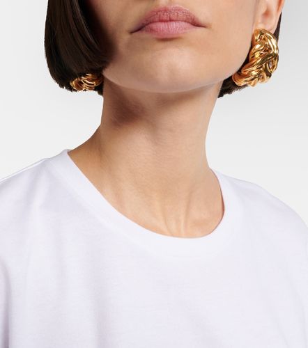 Camiseta de jersey de algodón - Saint Laurent - Modalova