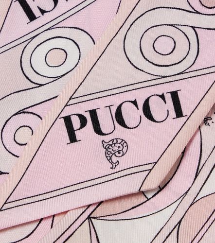 Sciarpa in twill di seta con stampa - Pucci - Modalova