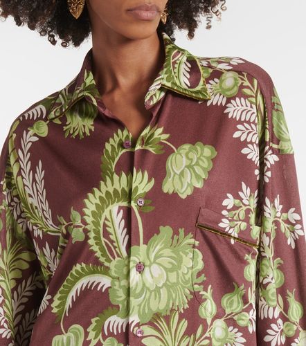 Camicia oversize con stampa floreale - Etro - Modalova