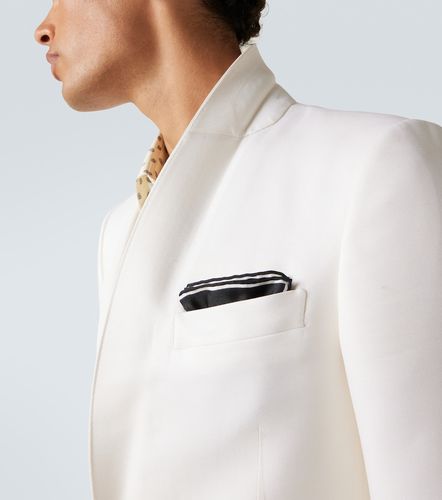 Pañuelo de bolsillo de sarga de seda estampado - Tom Ford - Modalova