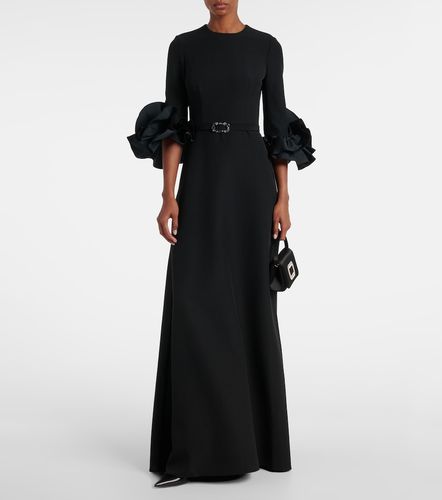 Safiyaa Belted ruffled crepe gown - Safiyaa - Modalova