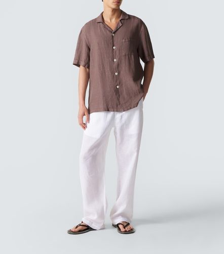 Fedeli Linen bowling shirt - Fedeli - Modalova