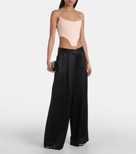 Alex Perry Top bustier de satén - Alex Perry - Modalova